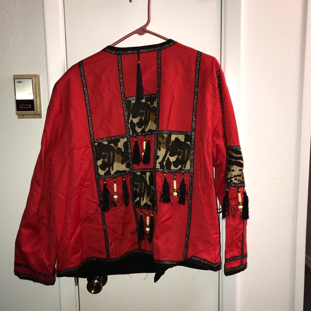 Animal print 2X vintage jacket!!! Perfect condition